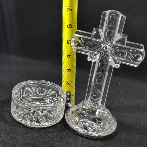 Waterford Crystal Cross Pedestal - Picture 5 of 5